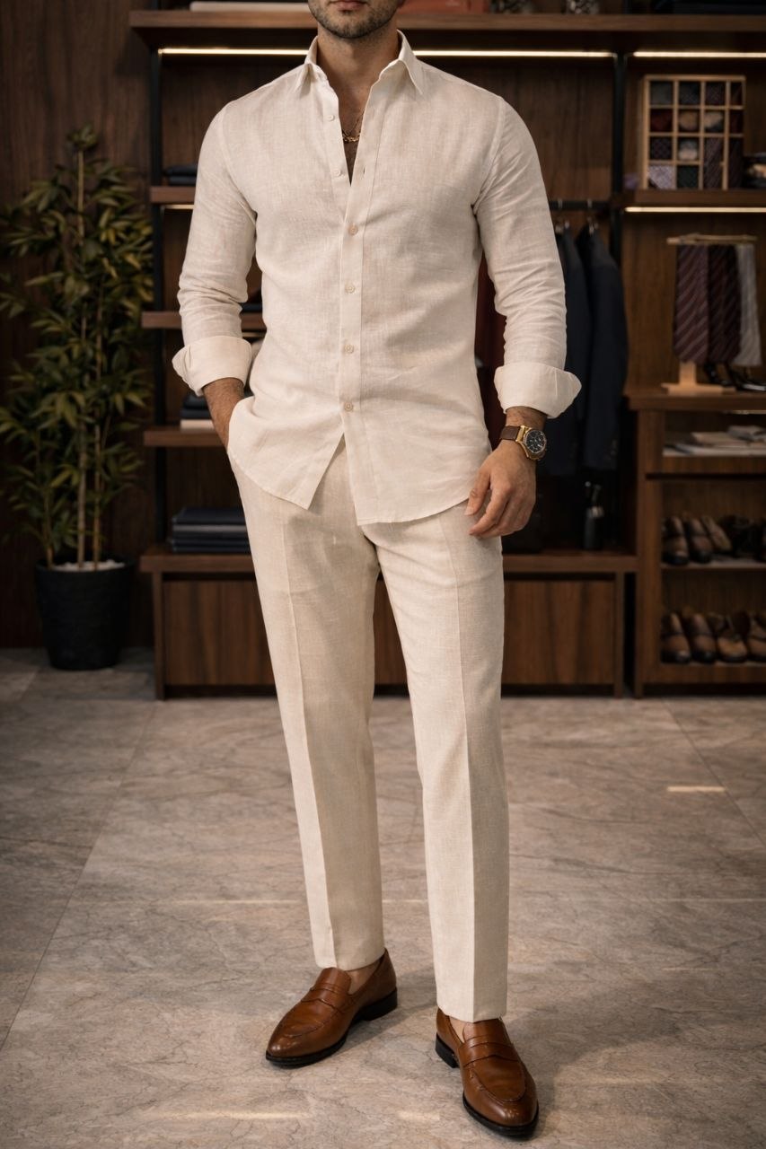 Coastline PureLinen Cord Casual Set
